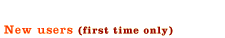 new users